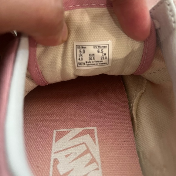VANS LADIES PINK SNEAKERS - Picture 5 of 7